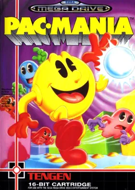 Pac-Mania (USA, Europe) box cover front